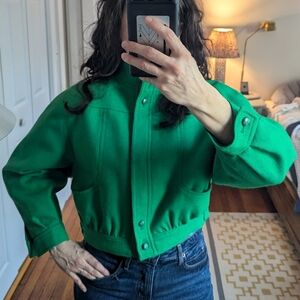 Guy Laroche Sportswear Green Women's Jacket sz Small